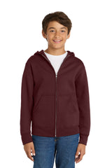 Port & Co ®  Youth Core Fleece Full-Zip Hooded Sweatshirt PC78YZH