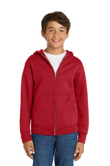 Port & Co ®  Youth Core Fleece Full-Zip Hooded Sweatshirt PC78YZH