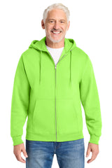 Port & Co ®  Core Fleece Full-Zip Hooded Sweatshirt. PC78ZH