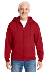 Port & Co ®  Core Fleece Full-Zip Hooded Sweatshirt. PC78ZH