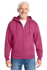 Port & Co ®  Core Fleece Full-Zip Hooded Sweatshirt. PC78ZH