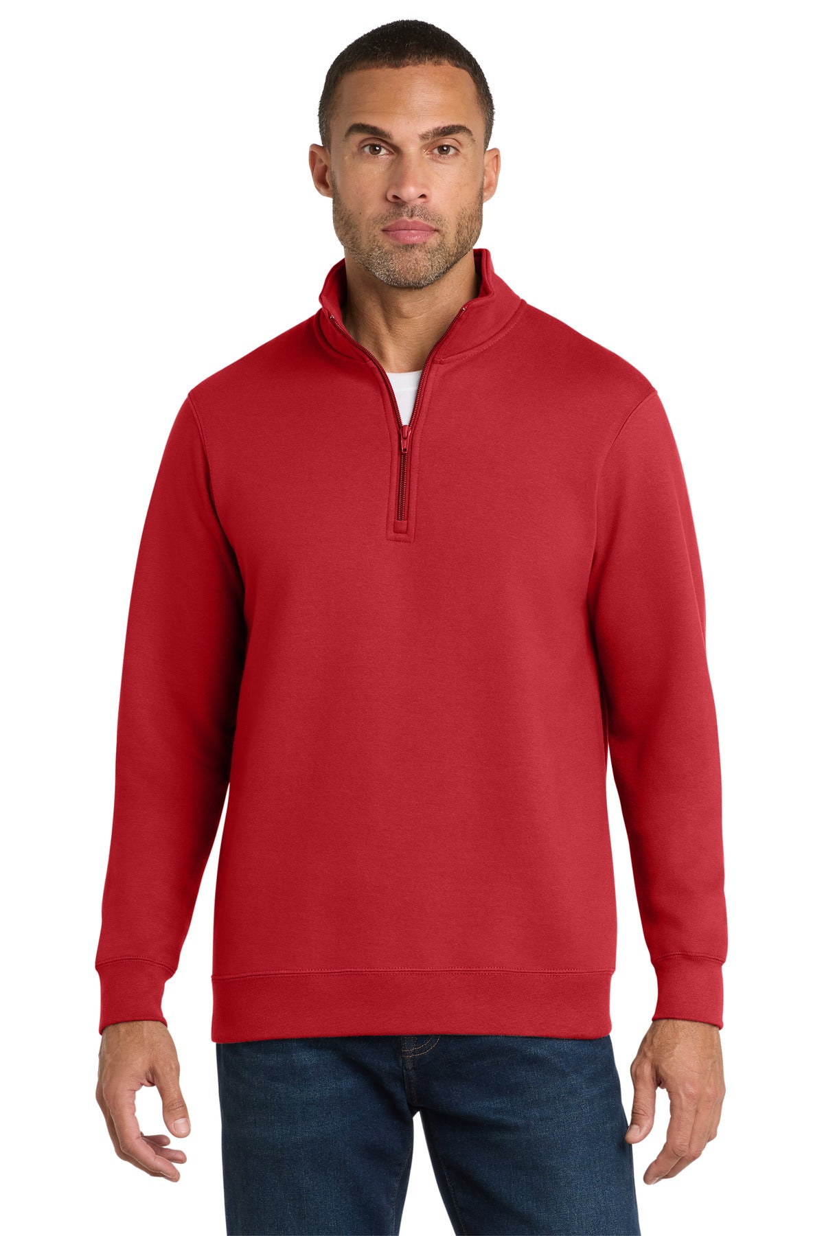 Port & Co ®  Fan Favorite Fleece 1/4-Zip Pullover Sweatshirt. PC850Q