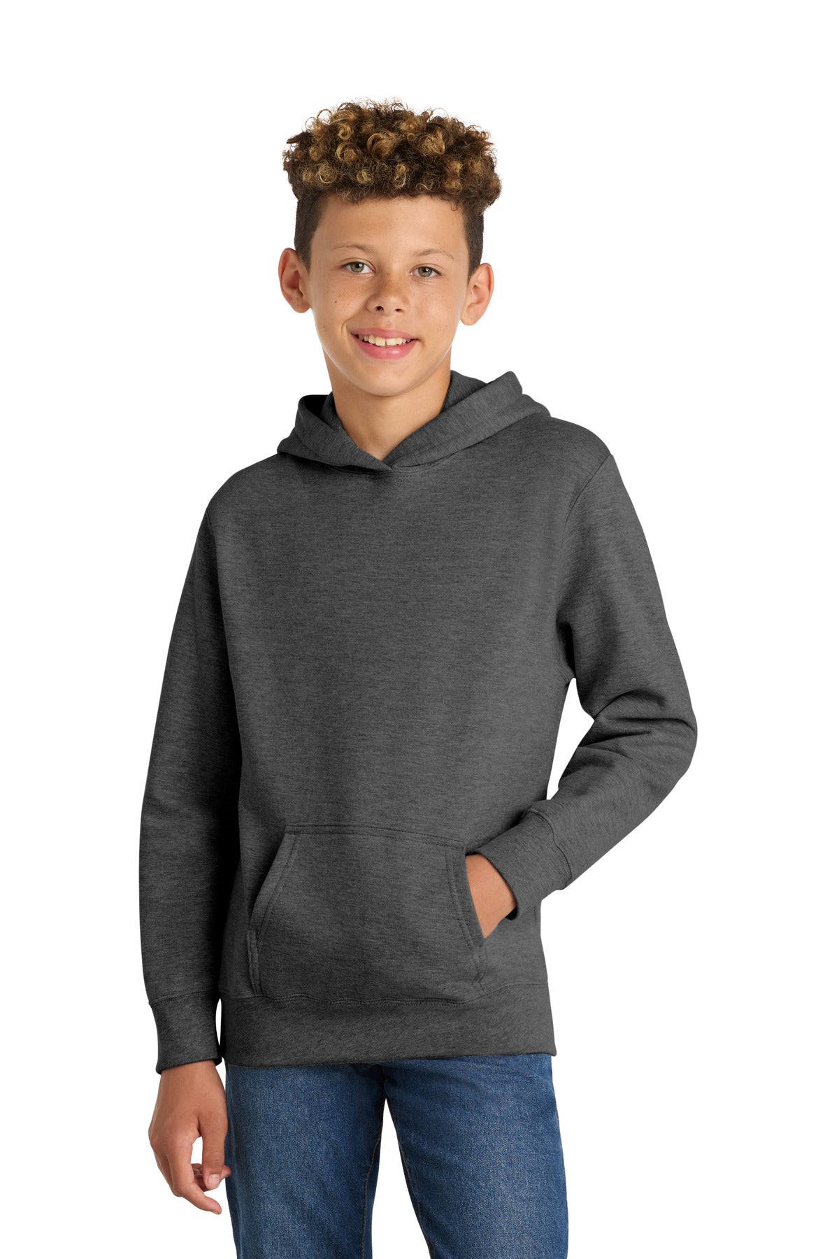 Port & Co ®  Youth Fan Favorite Fleece Pullover Hooded Sweatshirt. PC850YH
