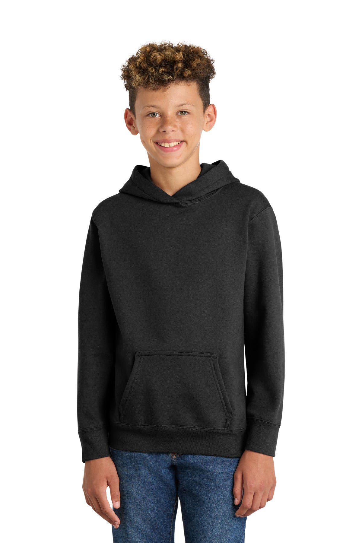 Port & Co ®  Youth Fan Favorite Fleece Pullover Hooded Sweatshirt. PC850YH