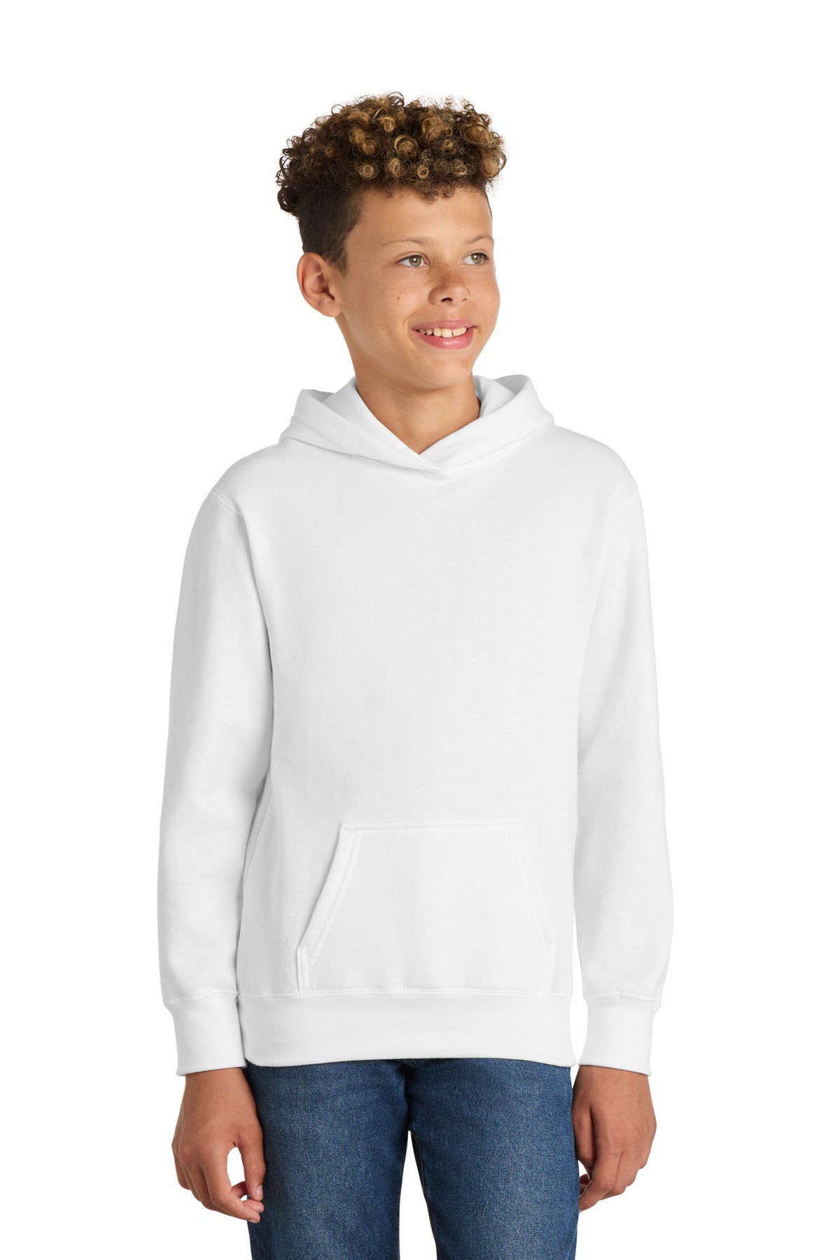 Port & Co ®  Youth Fan Favorite Fleece Pullover Hooded Sweatshirt. PC850YH