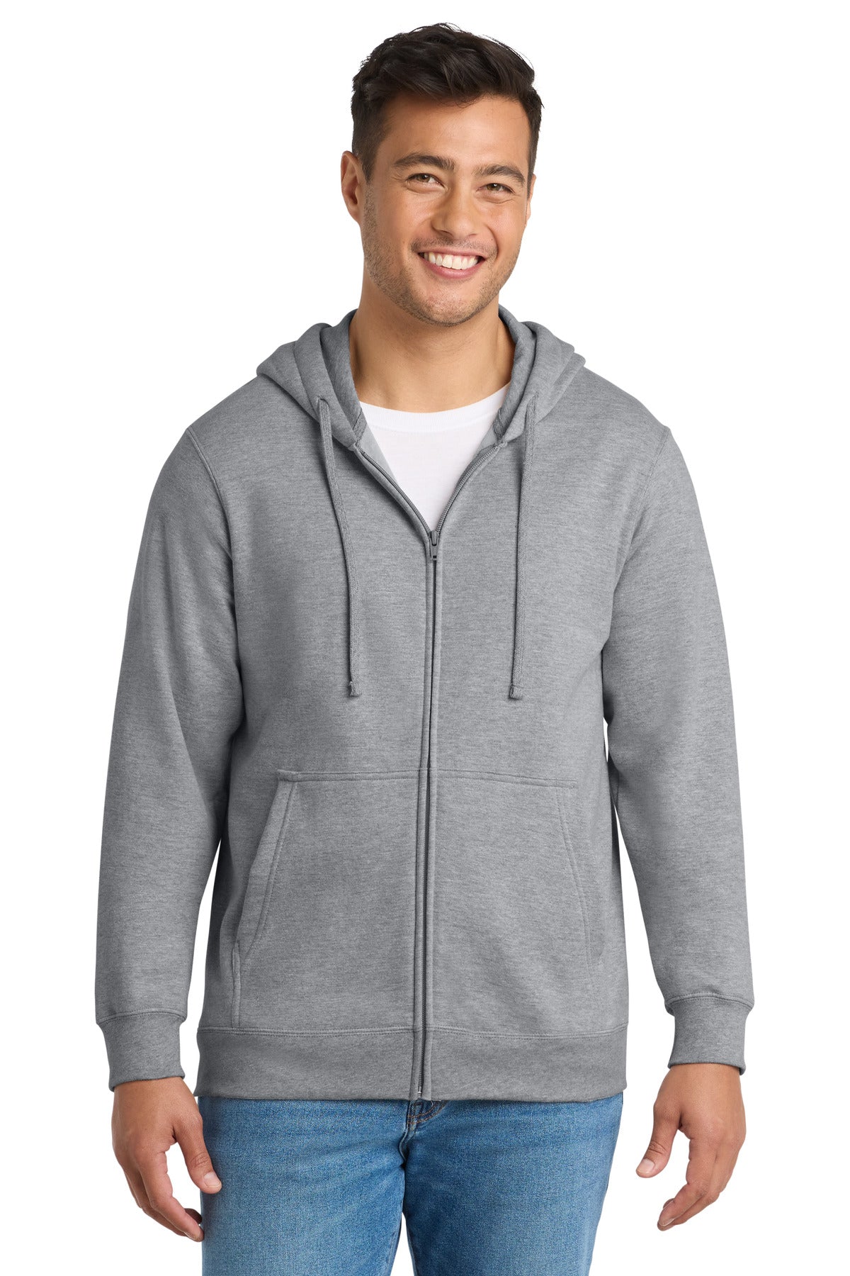 Port & Co ®  Fan Favorite Fleece Full-Zip Hooded Sweatshirt. PC850ZH