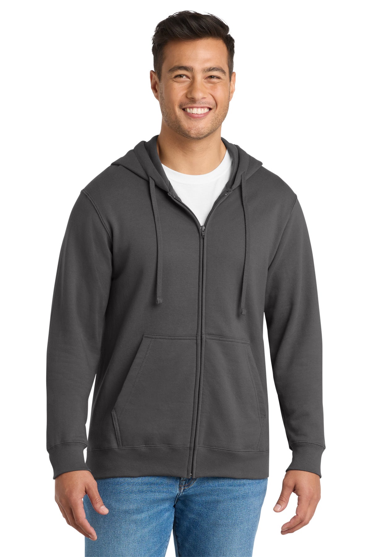 Port & Co ®  Fan Favorite Fleece Full-Zip Hooded Sweatshirt. PC850ZH