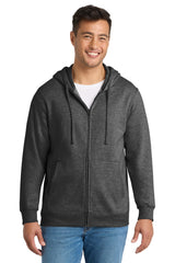Port & Co ®  Fan Favorite Fleece Full-Zip Hooded Sweatshirt. PC850ZH