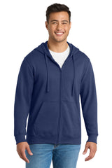 Port & Co ®  Fan Favorite Fleece Full-Zip Hooded Sweatshirt. PC850ZH