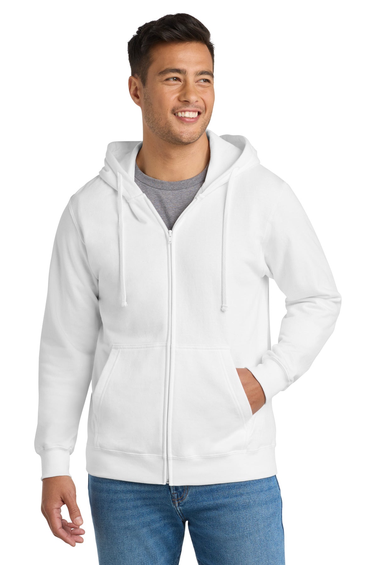 Port & Co ®  Fan Favorite Fleece Full-Zip Hooded Sweatshirt. PC850ZH
