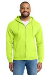 Port & Co ®  Tall Essential Fleece Full-Zip Hooded Sweatshirt. PC90ZHT