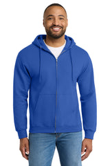 Port & Co ®  Essential Fleece Full-Zip Hooded Sweatshirt.  PC90ZH