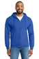 Port & Co ®  Essential Fleece Full-Zip Hooded Sweatshirt.  PC90ZH