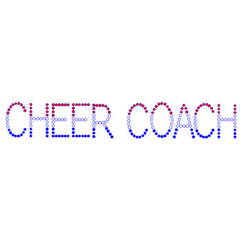 Red White Blue Cheer Coach