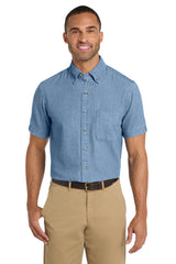 Port & Co ®  Short Sleeve Value Denim Shirt. SP11
