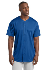 Sport-Tek ®  PosiCharge ®  Tough Mesh Full-Button Jersey. ST220