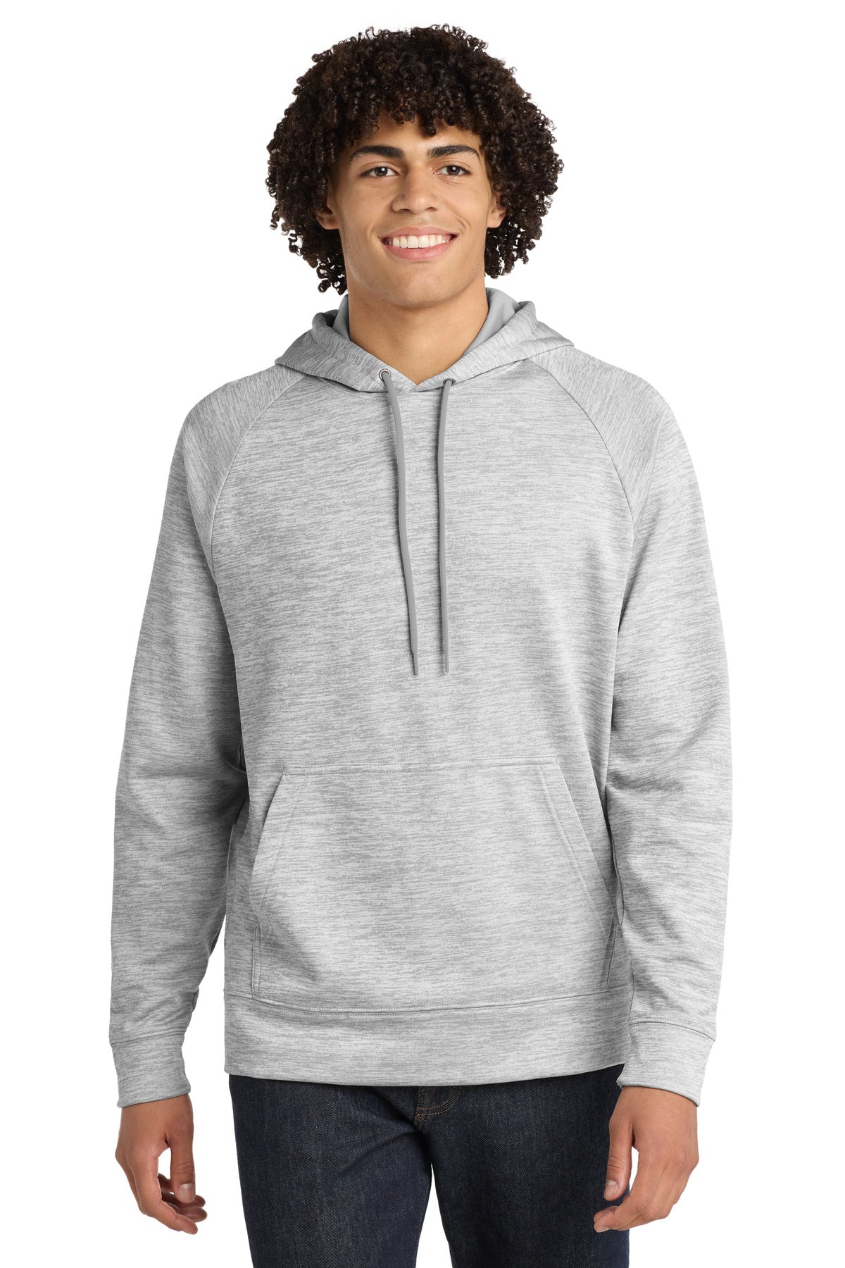 Sport-Tek ®  PosiCharge ®  Electric Heather Fleece Hooded Pullover. ST225