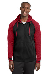 Sport-Tek ®  Sport-Wick ®  Varsity Fleece Full-Zip Hooded Jacket. ST236