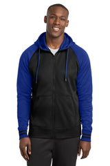 Sport-Tek ®  Sport-Wick ®  Varsity Fleece Full-Zip Hooded Jacket. ST236