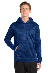Sport-Tek ®  Sport-Wick ®  CamoHex Fleece Hooded Pullover. ST240