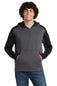 Sport-Tek ®   Tech Fleece Colorblock 1/4-Zip Hooded Sweatshirt. ST249