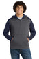 Sport-Tek ®   Tech Fleece Colorblock 1/4-Zip Hooded Sweatshirt. ST249