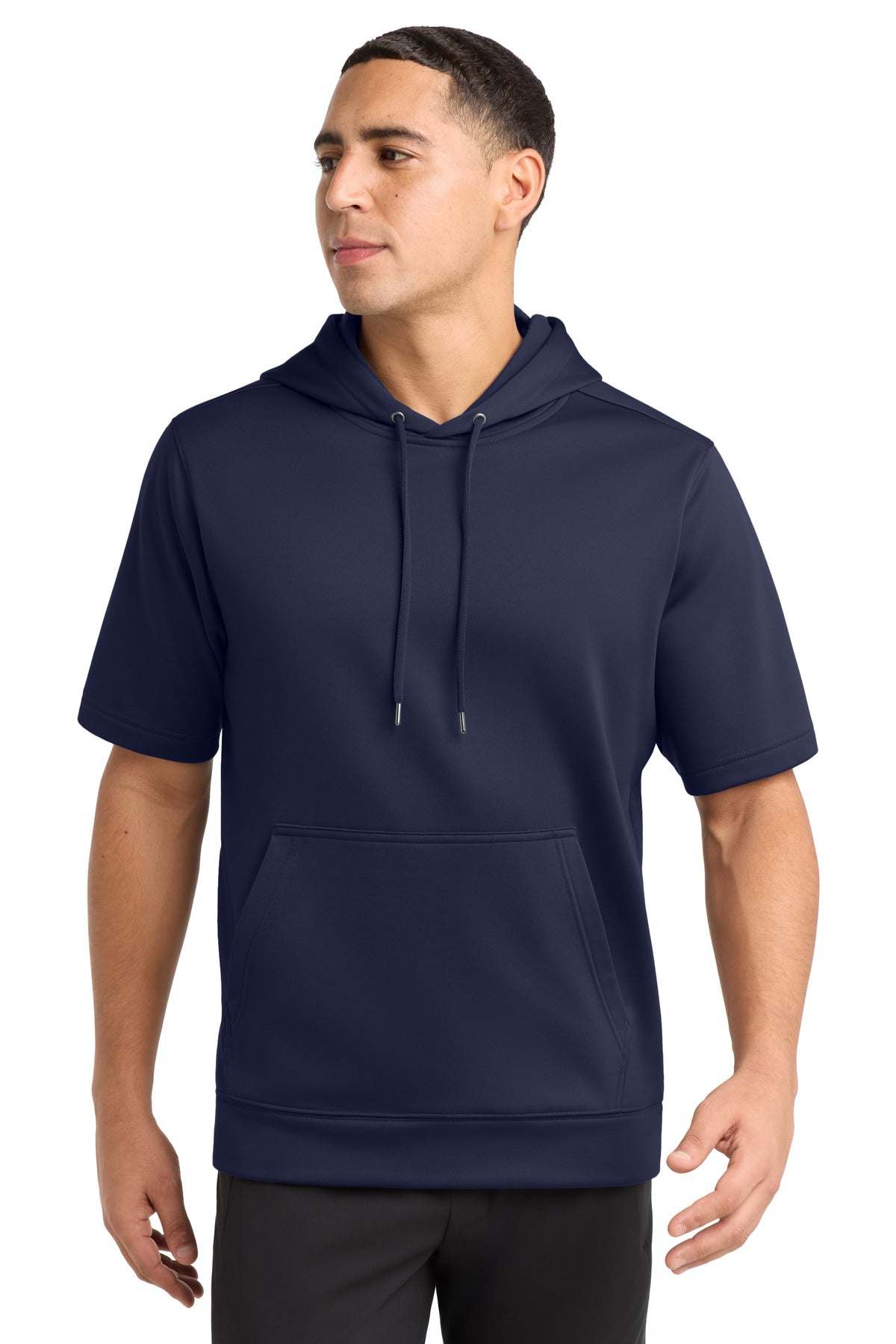 Sport-Tek  ®  Sport-Wick  ®  Fleece Short Sleeve Hooded Pullover. ST251