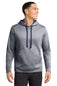 Sport-Tek  ®  PosiCharge  ®  Sport-Wick  ®  Heather Fleece Hooded Pullover. ST264