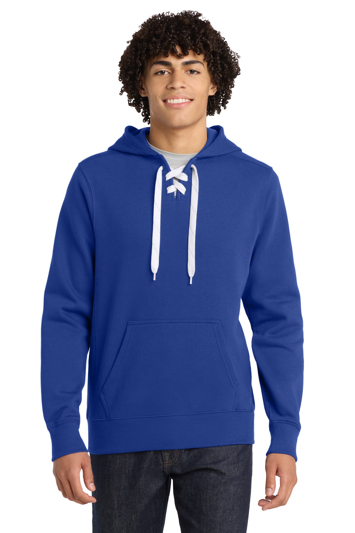Sport-Tek ®  Lace Up Pullover Hooded Sweatshirt. ST271