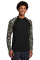 Sport-Tek ®  Drift Camo Colorblock Long Sleeve Tee ST376LS