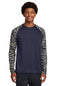 Sport-Tek ®  Drift Camo Colorblock Long Sleeve Tee ST376LS