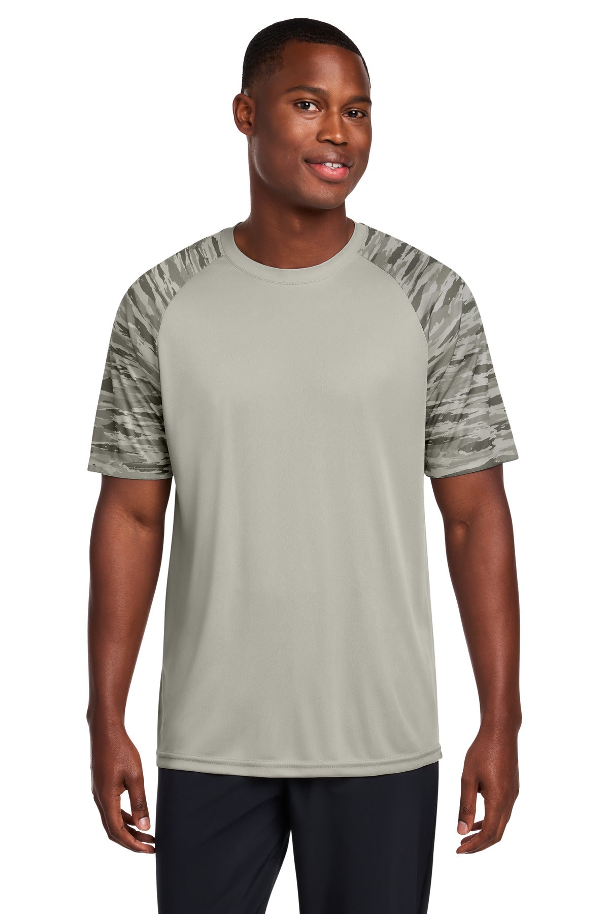 Sport-Tek ®  Drift Camo Colorblock Tee ST376