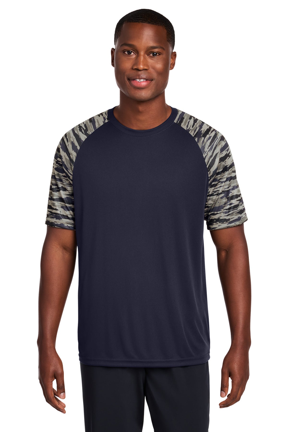 Sport-Tek ®  Drift Camo Colorblock Tee ST376