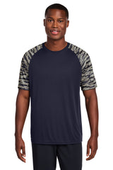Sport-Tek ®  Drift Camo Colorblock Tee ST376