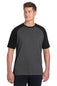 Sport-Tek  ®  PosiCharge  ®  Tri-Blend Wicking Raglan Tee. ST400