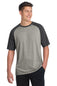 Sport-Tek  ®  PosiCharge  ®  Tri-Blend Wicking Raglan Tee. ST400