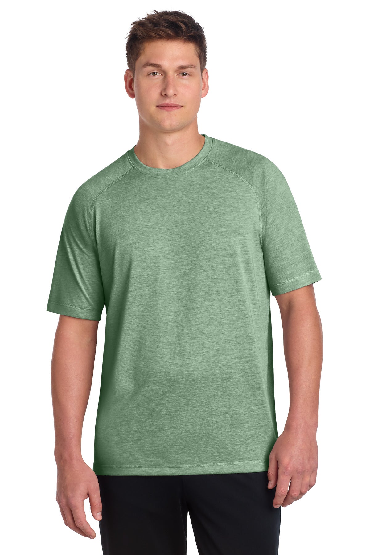 Sport-Tek  ®  PosiCharge  ®  Tri-Blend Wicking Raglan Tee. ST400