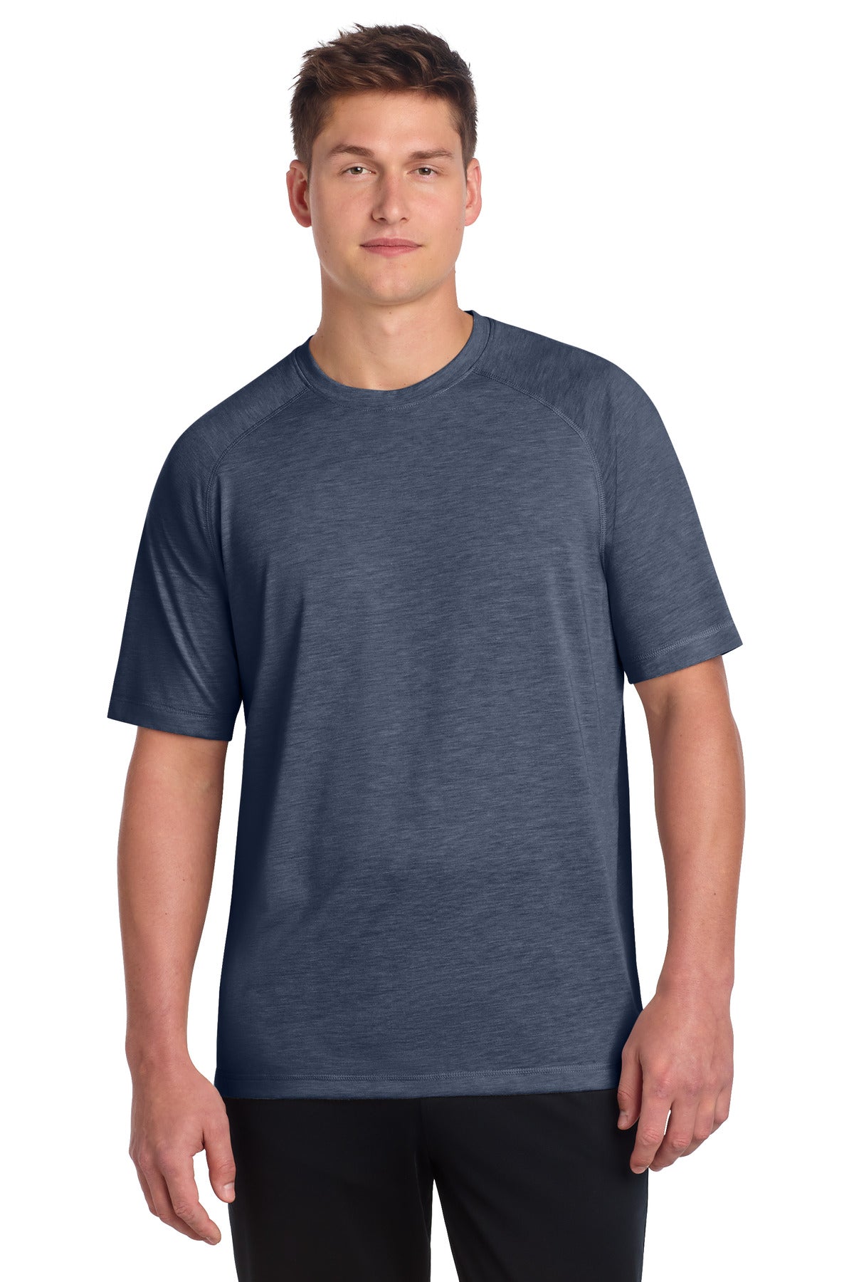 Sport-Tek  ®  PosiCharge  ®  Tri-Blend Wicking Raglan Tee. ST400