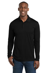 Sport-Tek  ®  PosiCharge  ®  RacerMesh  ®  Long Sleeve Polo. ST640LS