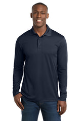 Sport-Tek  ®  PosiCharge  ®  RacerMesh  ®  Long Sleeve Polo. ST640LS