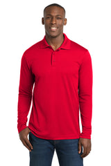 Sport-Tek  ®  PosiCharge  ®  RacerMesh  ®  Long Sleeve Polo. ST640LS