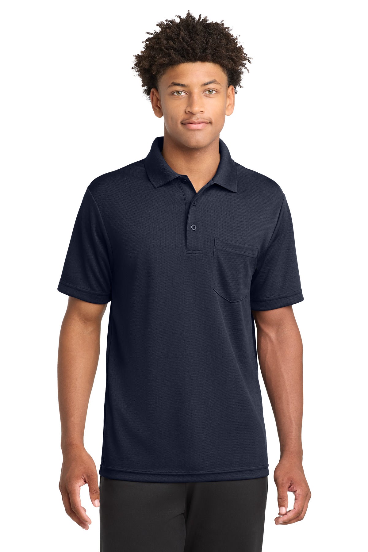 Sport-Tek  ®  PosiCharge  ®  RacerMesh  ®  Pocket Polo. ST640P