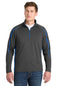 Sport-Tek ®  Sport-Wick ®  Stretch 1/4-Zip Colorblock Pullover. ST851