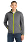 Sport-Tek ®  Sport-Wick ®  Stretch Contrast Full-Zip Jacket.  ST853
