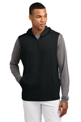 Sport-Tek ®  Sport-Wick ®  Stretch Sleeveless Hooded 1/4-Zip ST858