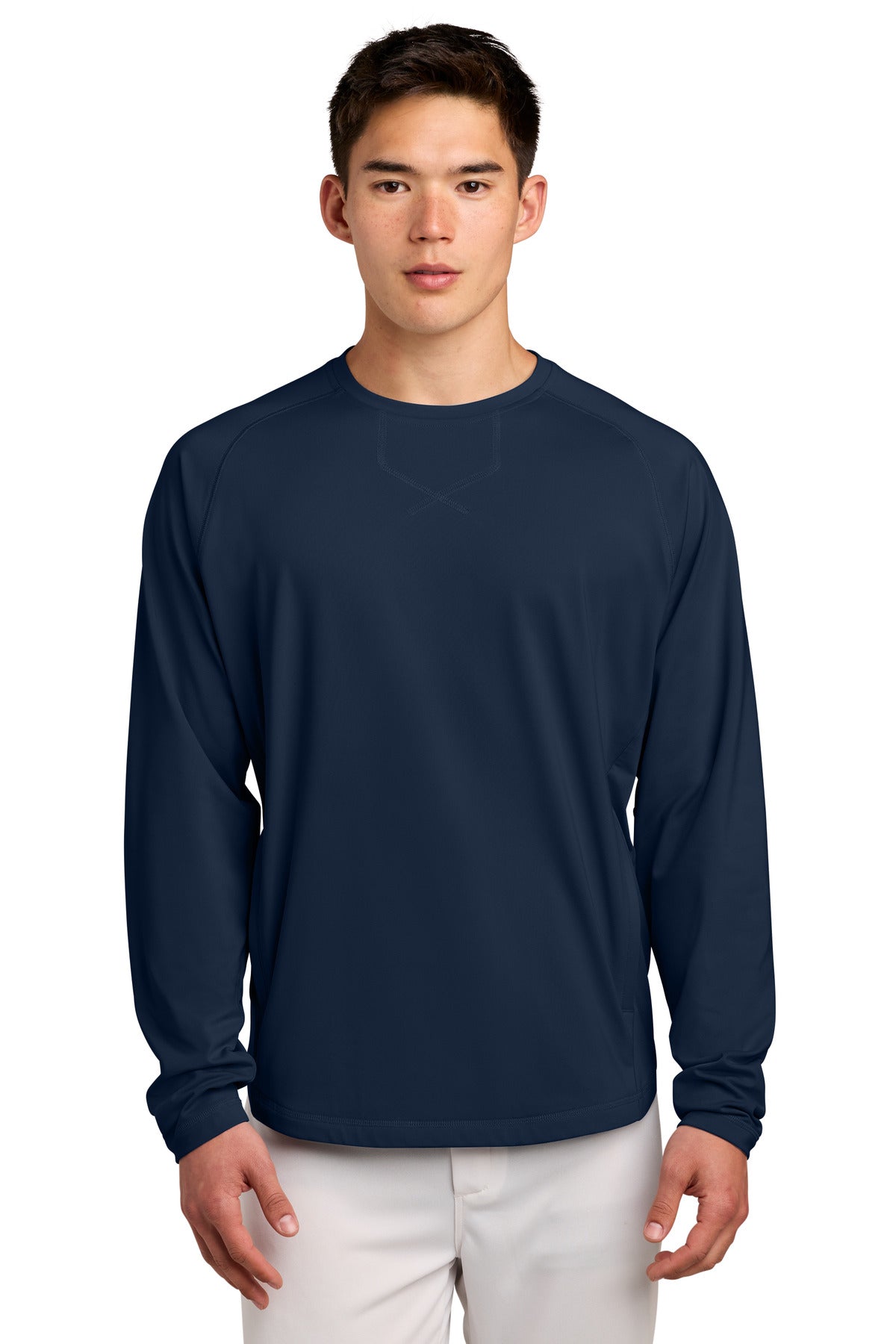 Sport-Tek ®  Sport-Wick ®  Stretch Pocketed Crewneck ST859