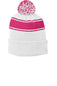 Sport-Tek ®  Stripe Pom Pom Beanie.  STC28