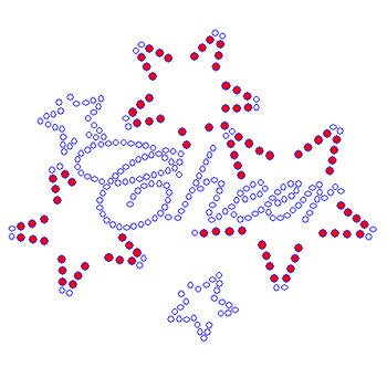 Small Script Cheer with Stars