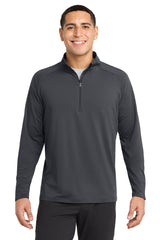 Sport-Tek ®  Tall Sport-Wick ®  Stretch 1/4-Zip Pullover. TST850