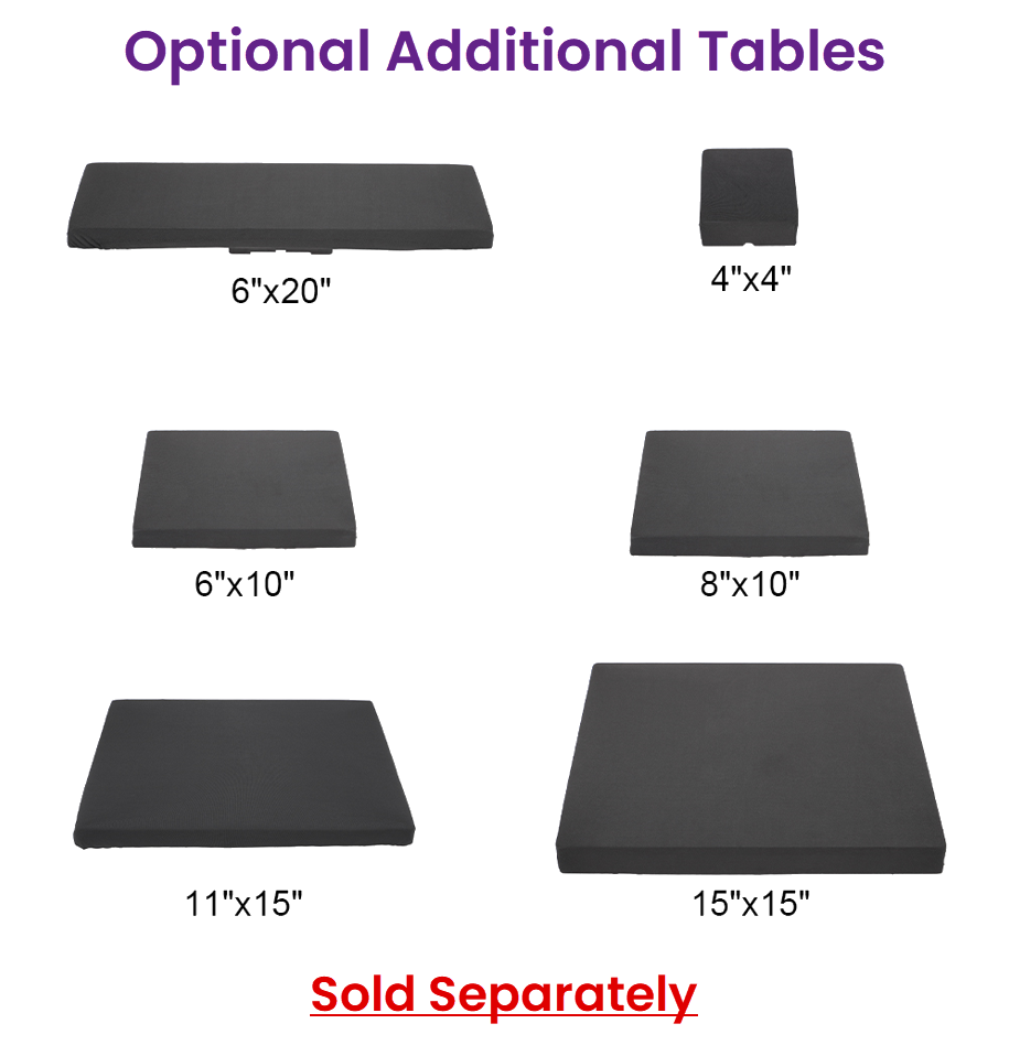 Optional additional platens